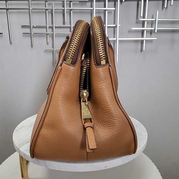 Tory Burch Robinson Triple Zip Dome Satchel - Picture 4 of 6